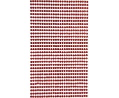 Dallprint Dekor.lipnūs kristalai 3mm 806vnt. Raudonas