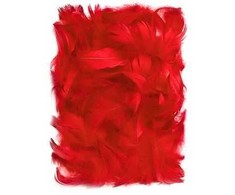 Dallprint Plunksnos 5-12cm 10g, raudonos