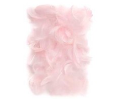 Dallprint Plunksnos 5-12cm 10g, rausvos