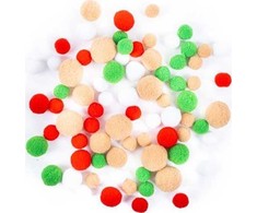 Dallprint Burbuliukai MIX JOLLY CHRISTMAS 80vnt