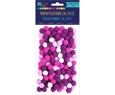 Dallprint Akriliniai burbuliukai violetiniai 120vnt. 1cm