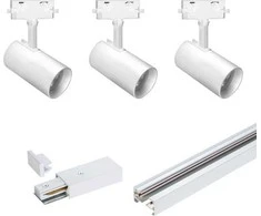 Lubinis šviestuvas Šviestuvų bėginė sistema DPM X-LINE, 60 W, 3x GU10