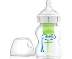 DR. BROWN'S OPTIONS+ 150 ml plataus kaklelio buteliukas