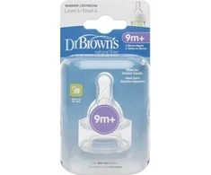 Dr Browns Dummy 4 Silicio standartas 9m + 2 vienetai (QU0053)