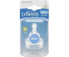 Dr Browns Žindukas Standard 3m+ 2 vnt. (QU0034)