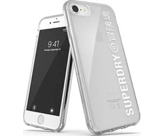 Dėklas SUPERDRY SNAP CASE CLEAR IPHONE 6/6S/7/8/SE TRANSPARENT / Baltas