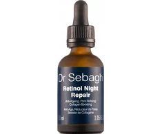 Dr. Sebagh Retinol Night Repair Hyaluronic Acid Anti-Ageing Night Serum veido serumas, 30 ml