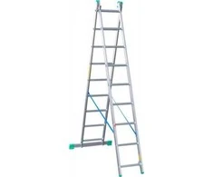 Drabex kopėčios aliumininės 2-ELEMENTOWA 421CM 9+9 pakopos