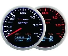 DRacing_F ZEGAR DENO WA 60mm - 4W1 turbo, voltas, alyvos presas, alyvos temp.