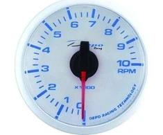 DRacing CLOCK DEPO WBL 52mm - TACHOMETRAS