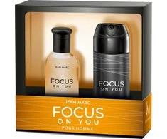 Jean Marc Focus On You rinkinys vyrams (EDT 100ml / deo 150ml)