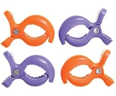 Dreambaby PCR2220-CLIPS KREPŠELiui 4Vnt. / 2XPOM, 2XFIO LET /