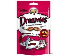 Skanėstai katėms Dreamies, su jautiena, 60 gr
