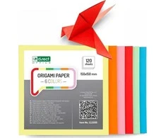 D.Rect Origami kubas 150x150 mm 6 spalvų 120 lapų