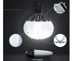 Drėkintuvas Neewer Studijinė lemputė Softbox Sferinis Difuzorius Lantern Octagon 90 cm Bowens tipo sistemai Neewer / Ns90l