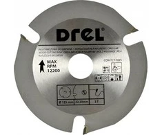 Ps Trading DREL TARCZA DO CIĘCIA DREWNA 125mm*22*3z