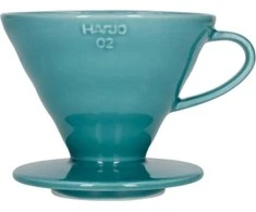 „Hario V60-02“ keramikinis kavos lašintuvas, turkis žalias