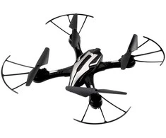 Lean Toys Modernus dronas Y30 su LED apšvietimu ir 360° apsisukimu