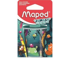 Drožtukas Maped Jungle Fever, 2 skylutės, metalinis dėklas