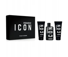 Dsquared2 Set Dsquared 2: Icon, Eau De Parfum, For Men, 100 ml + Icon, Dušo želė, All Skin Types, 100 ml + Icon, Moisturizing, After-Shave Balm, 100 ml For Men