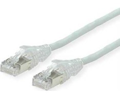 Dtwyler DÄTWYLER Cat.5e (D klasės) S/UTP jungiamasis kabelis, CU 5502 lankstus PVC, AMP v2, juodas, 1 m