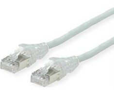 SECOMP DTWYLER Kabelis Kat.6A (Class EA) S/FTP, CU 7702 flex LSOH, AMP v2, pilka, 2 m