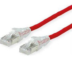 DTWYLER DTWYLER Tinklo kabelis Kat.6A (EA klasė) S/FTP, CU 7702 flex LSOH, AMP v2, raudonas, 15 m