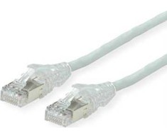 SECOMP DTWYLER Kabelis krosowy kat. 6A (klasa EA) S/FTP, CU 7702 flex LSOH, AMP v2, krzyżowy, pilka, 2 m