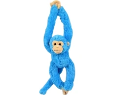 Dubi Mascot Monkey spalvingas pliušas 28cm minkštas mielas meškiukas ilgos rankos
