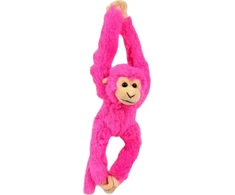 Dubi Mascot Monkey spalvingas pliušas 28cm minkštas mielas meškiukas ilgos rankos