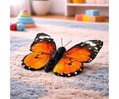 Dubi Plusz Motyl Monarcha raudona 30cm 34762