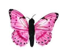 Dubi Plusz Motyl Monarcha rožinis 30cm 34779