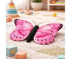 Dubi Plusz Motyl Monarcha rožinis 30cm 34779