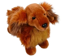Dubi Plusz Pies Jamnik bršzowy stoj. 30cm 35141