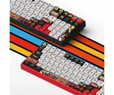 IQUNIX F97 Graffiti Blaze Belaidė klaviatūra žaidimams, RGB - Moonstone-Turbo-Switches