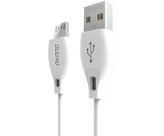 Dudao L4M USB-A - MicroUSB 2.4 A Cable 1m - Baltas