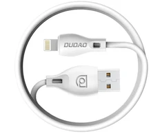 Dudao L4M USB-A - MicroUSB 2.4 A Cable 1m - Baltas