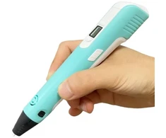 Rotaļlietas iLike 3D Printing Pen with LCD Ekranas Ultimate Multicolor 3D Spausdintuvas Pen Mėlyna 4752192108304 ILI3DPLCDUMB (4752192108304)