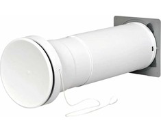 DUKA Teleskopinis vožtuvas Ø105 mm 260/400 mm pilka/balta tipas 450 DB