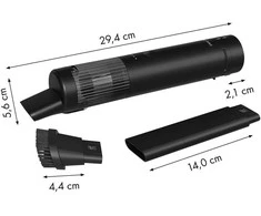 ZWILLING XTEND belaidis dulkių siurblys (be baterijų) juodas