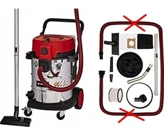 Dulkių siurblys pramoninis Einhell TE-VC 2350 SACL, wet/dry vacuum cleaner (red/stainless steel, 1,600 watts)