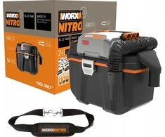 WORX akumuliatorinis šlapio ir sauso valymo dulkių siurblys 20 V, 8 l talpa, WX031.9