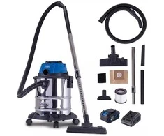 Dulkių siurblys Akumuliatorinis šlapio ir sauso valymo siurblys C-NTS20-X – SET L, Scheppach