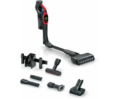 Dulkių siurblys Bosch BCS1041PET stick vacuum/electric broom Baterija Dry HEPA Bagless 0.4 L 23.5 W Juodas, Raudona 4 Ah