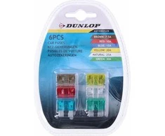 Dunlop - Automobilių saugikliai 6 vnt.