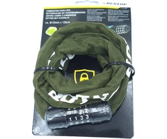 Dunlop Dviračio užraktas su grandine 120 cm