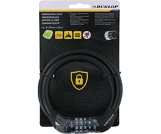 Dunlop dviratis lyno užraktas su kodu 65 cm juodas
