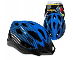 Dunlop - Dviratininko šalmas MTB regulowany dydis M 55-58 cm (Mėlynai-Juodas) (871125224002BLUE)