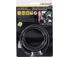 Dunlop – dviračio užraktas su kombinacija (juoda)