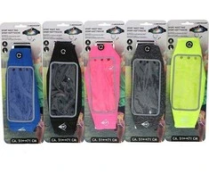 Dėklas Dunlop – sportinis diržas elektroniniam išmaniajam telefonui 51–71 cm (rožinis)